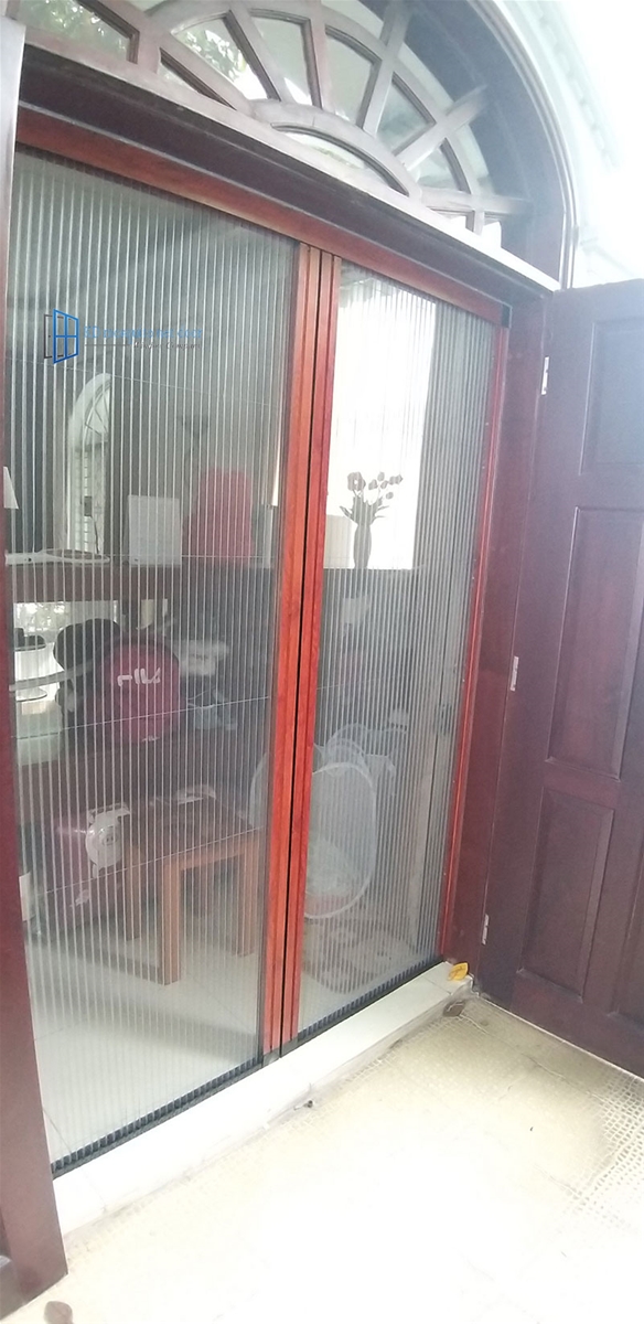 Mosquito net doors are not screened