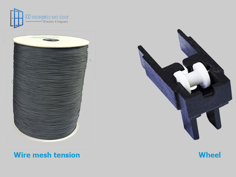 wire mesh tensioners and wheels